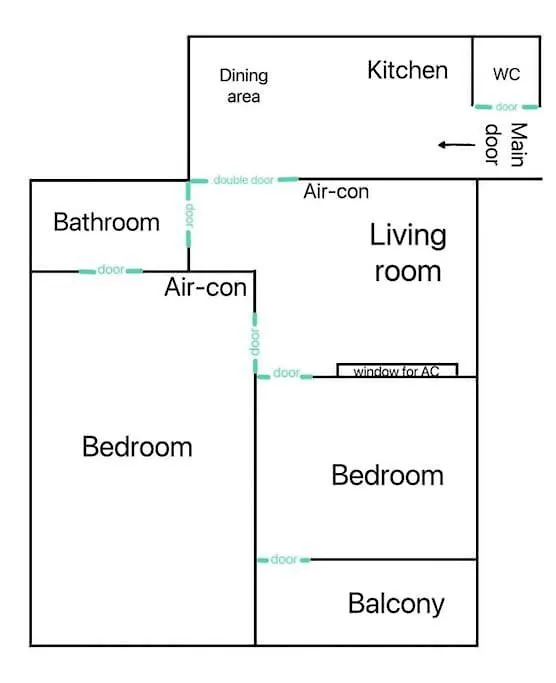 Apartment City Comfort -2Bedroom,Central,Balcony,Elevator,Ac Budapest